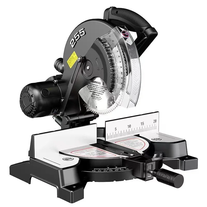10-Inch high-precision aluminum alloy cutting machine, pure copper motor, woodworking 45-degree miter, multi-functional corner c