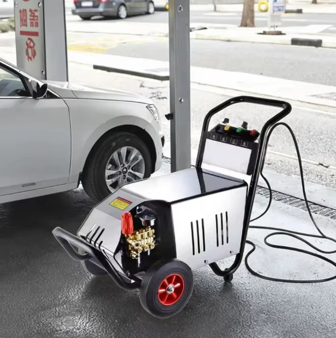 90Bar 2KW High Pressure Cleaning Machine Electric Water Jet Pump Spray-Gun Commercial Household Car Washer