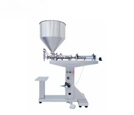

10-5000 ML Vertical Semi-Auto Plastic Paste Filling Machine for Beverage Single Head Bottle Juice Sauce Vial Packaging PLC Core
