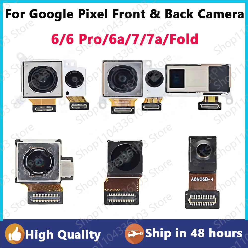 

Ori-Front Rear Back Camera For Google Pixel 6 Pro 6a 7 7a Fold Main Facing Small Camera Module Flex Replacement Parts