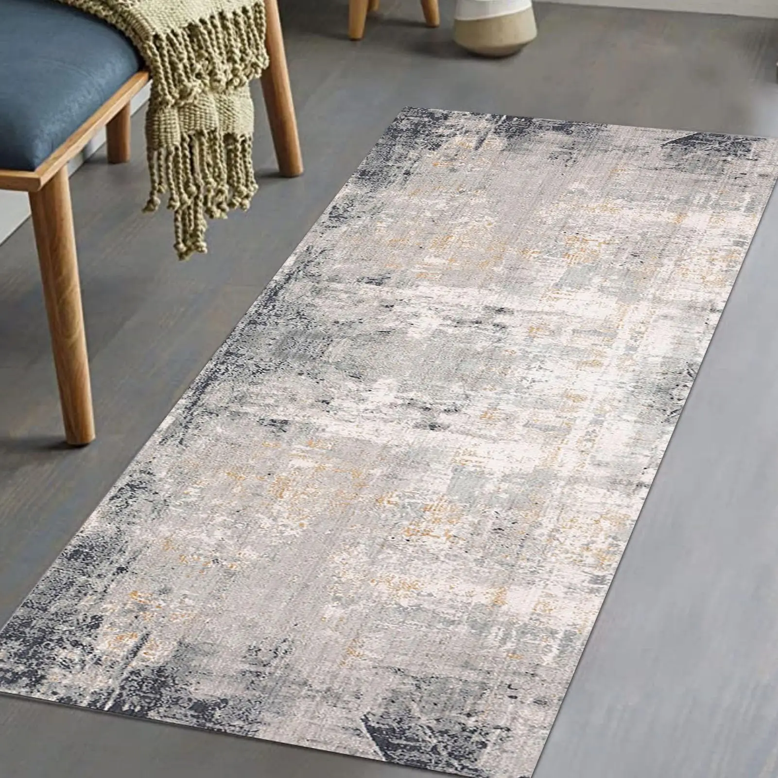 Modern Carpet Floor Decor Rugs 100cm 1.5m 2m 250cm 300cm 4m 5m 6m Living Room Kitchen Hall Stairs Runner Rugs, Washable