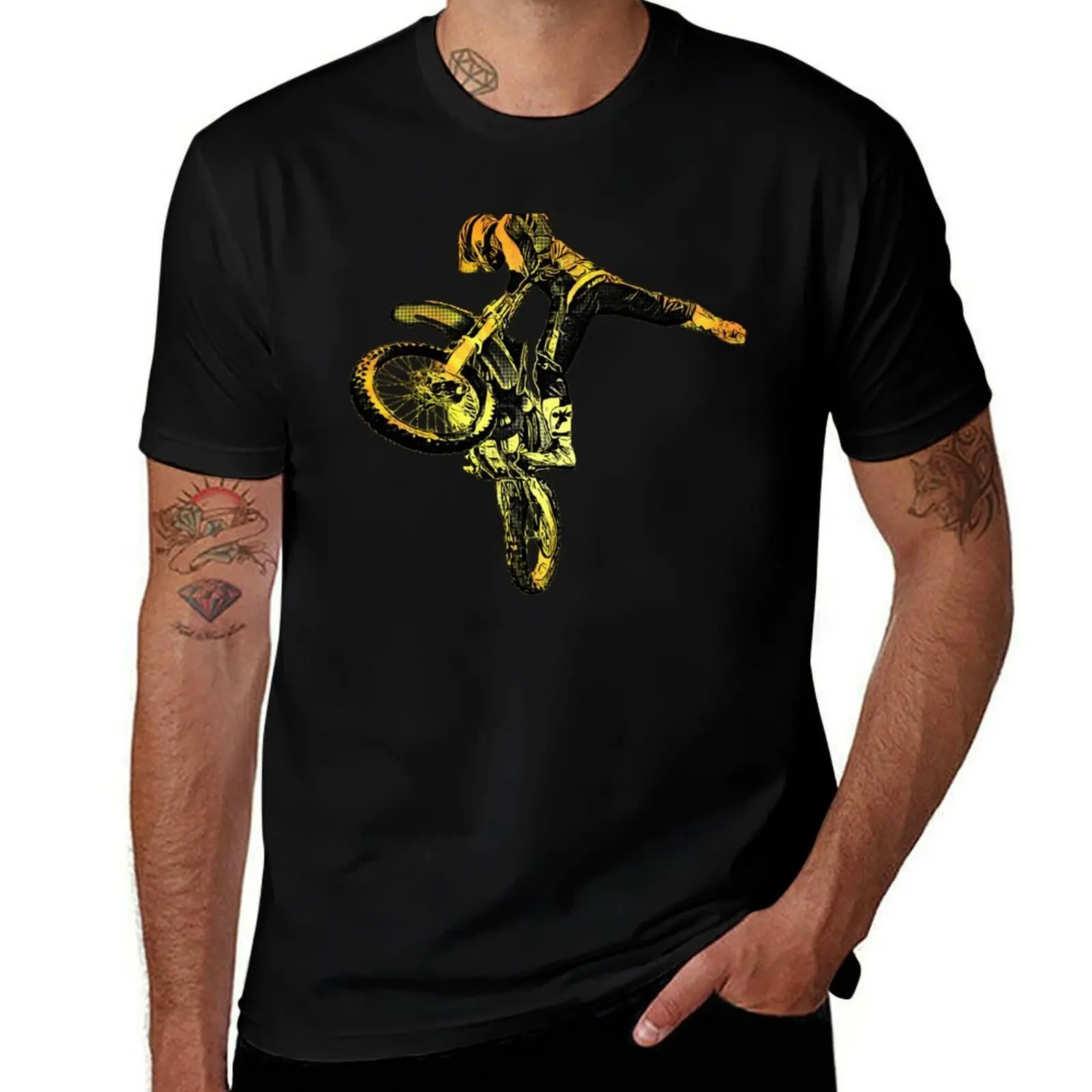 

Dirt bike, Jeremy McGrath, Jeremy McGrath Supercross 98 T-Shirt Anti-Wrinkle Short Sleeve T-Shirt