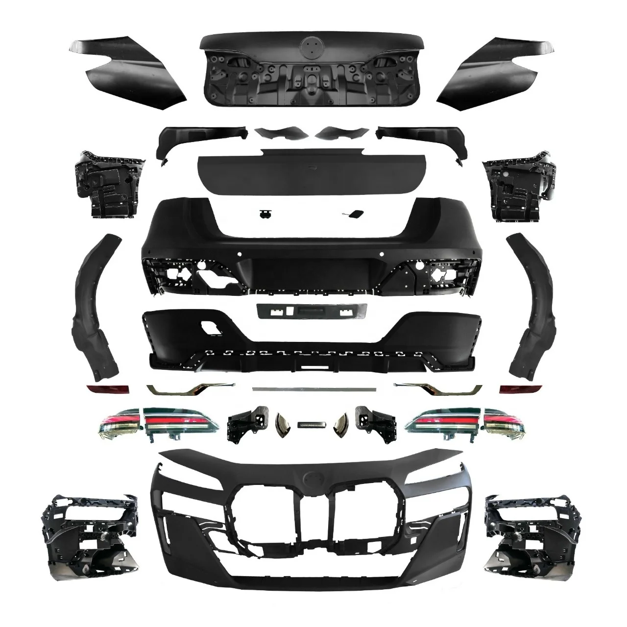 

Автомобильные аксессуары для 7-й серии G12 2016-2022, обновление до G70 2023 + Bodykit M, спортивный стиль, автозапчасти для кузова