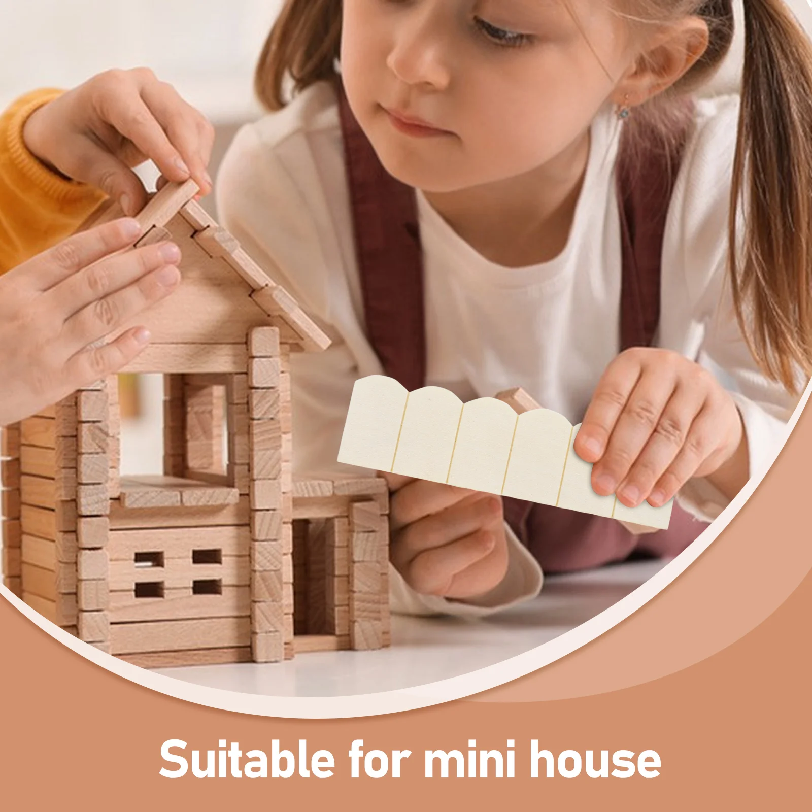 24pcs Miniature Roof Tile For House Decor Diy Kit Realistic Mini Furniture Landscaping Tiny House Accessories Display