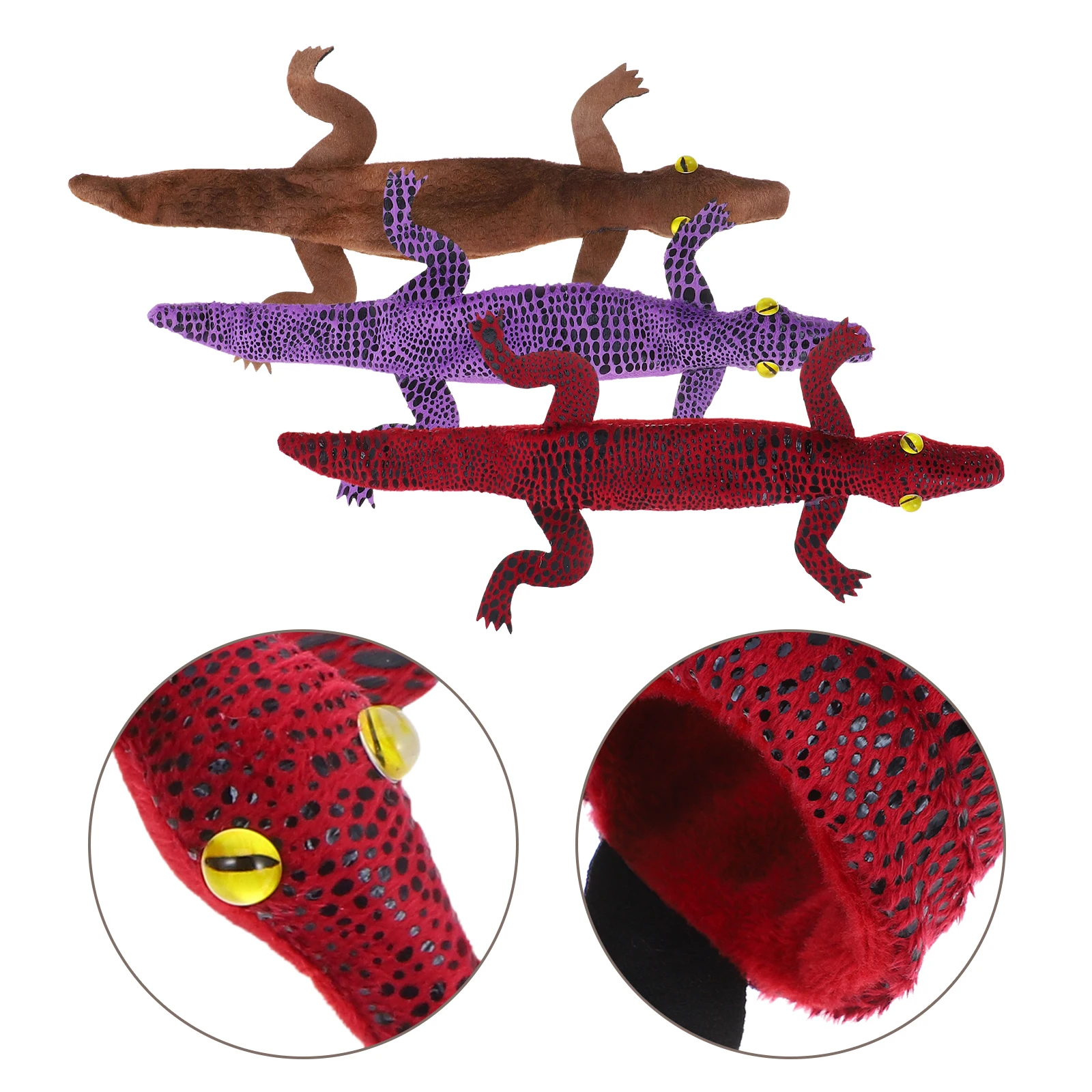 3 ชิ้นสร้อยข้อมือสัตว์สร้อยข้อมือตบอุปกรณ์งานเลี้ยงวันเกิดจํานวนมากสัตว์เหล็ก