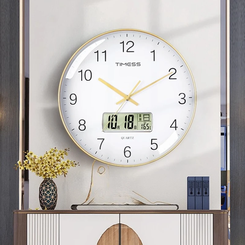 Korean Bedrooms Wall Clocks Interior Cartoon Restaurant Wall Clocks Minimalist Chinese Style Reloj Pared Living Room Decoration