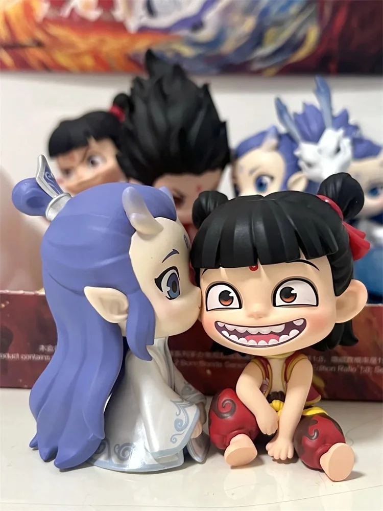

Nezha 2 Conquers The Dragon King Born Bonds Series New Genuine Blind Box Toys Cartoon Ne Zha Ao Bing Anime Figures Surprise Gift