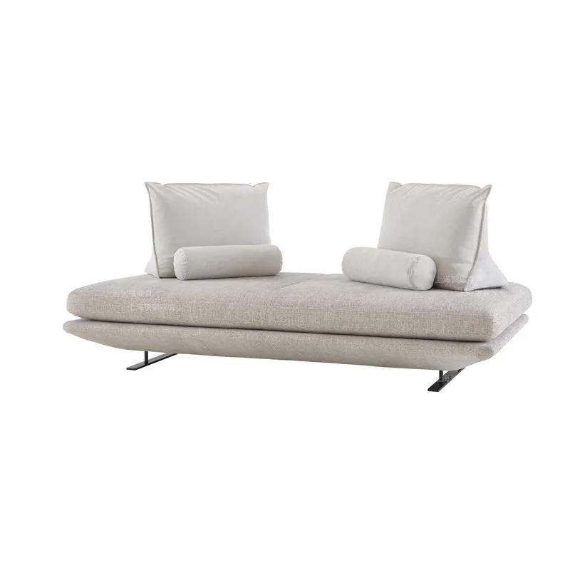 Italian minimalist three-person technical cloth sofa, freehand space, modern designer sofa, living room furniture