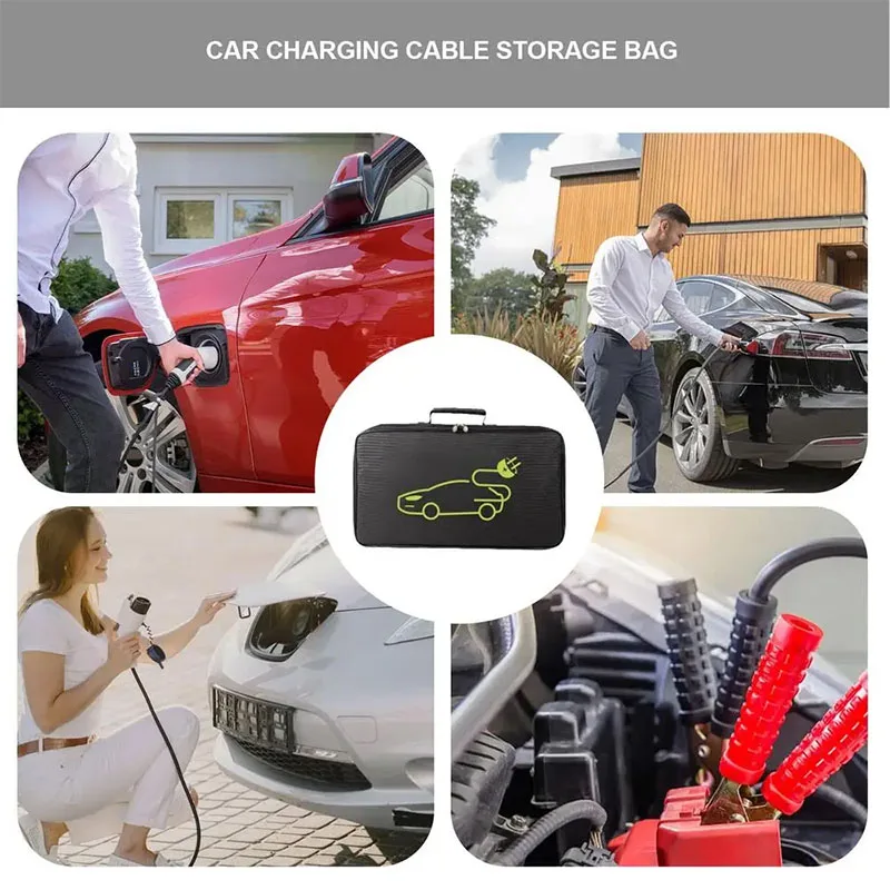 EV cable bags storage organizer for cables cords and hoses portable EV chargers cable storage bags electric wire bag for electri