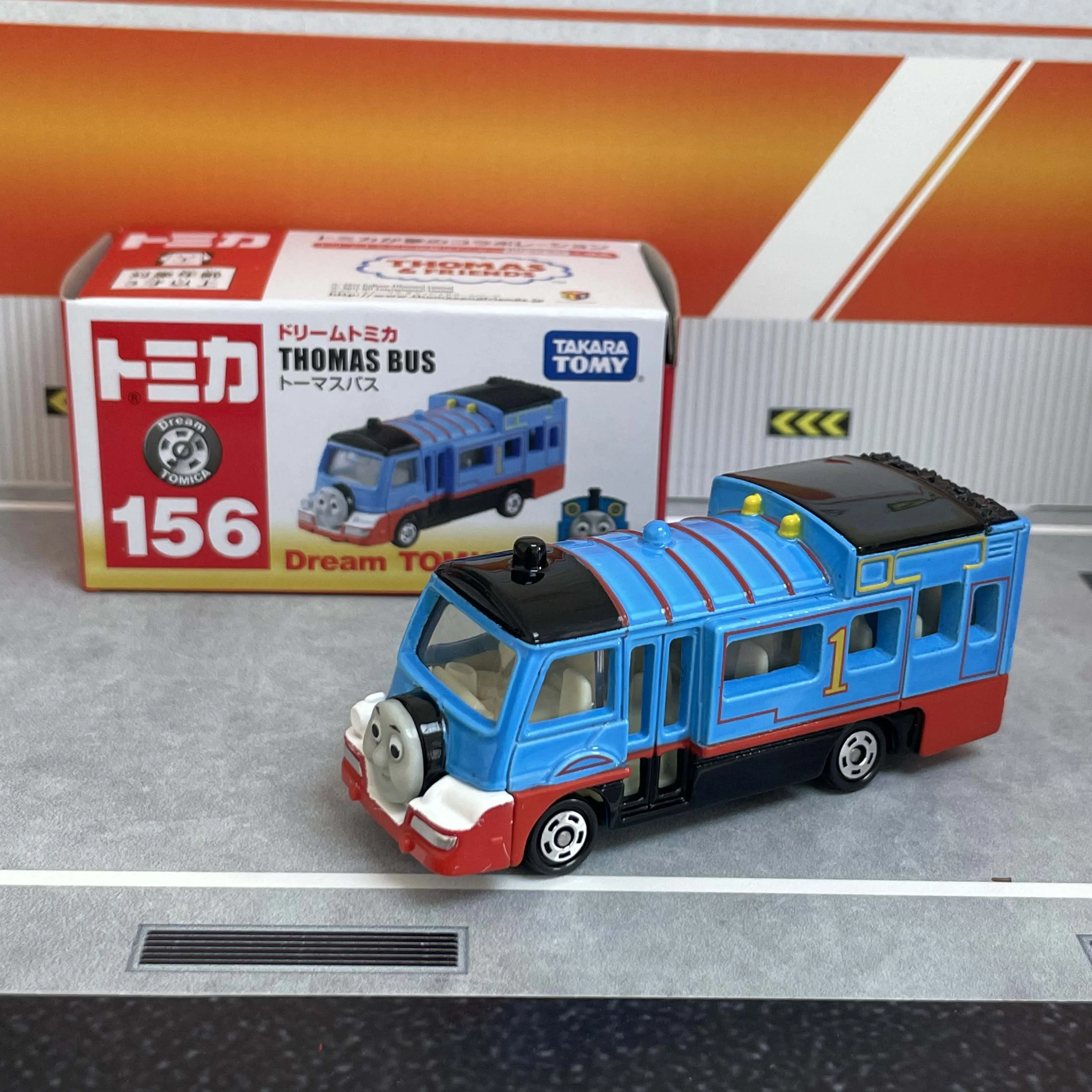 

Takara Tomy Tomica No.156 — Thomas Bus Thoma & Friends, модель легкосплавного автомобиля, железнодорожный поезд, моторизованная модель локомотива, детские игрушки, подарки