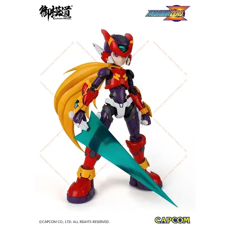 Original E-Model Rockman ZERO Assembly Model CAPCOM Mega Man COPY-X ROCKMA Assembly Model Collection Ornaments Hobbies Toys