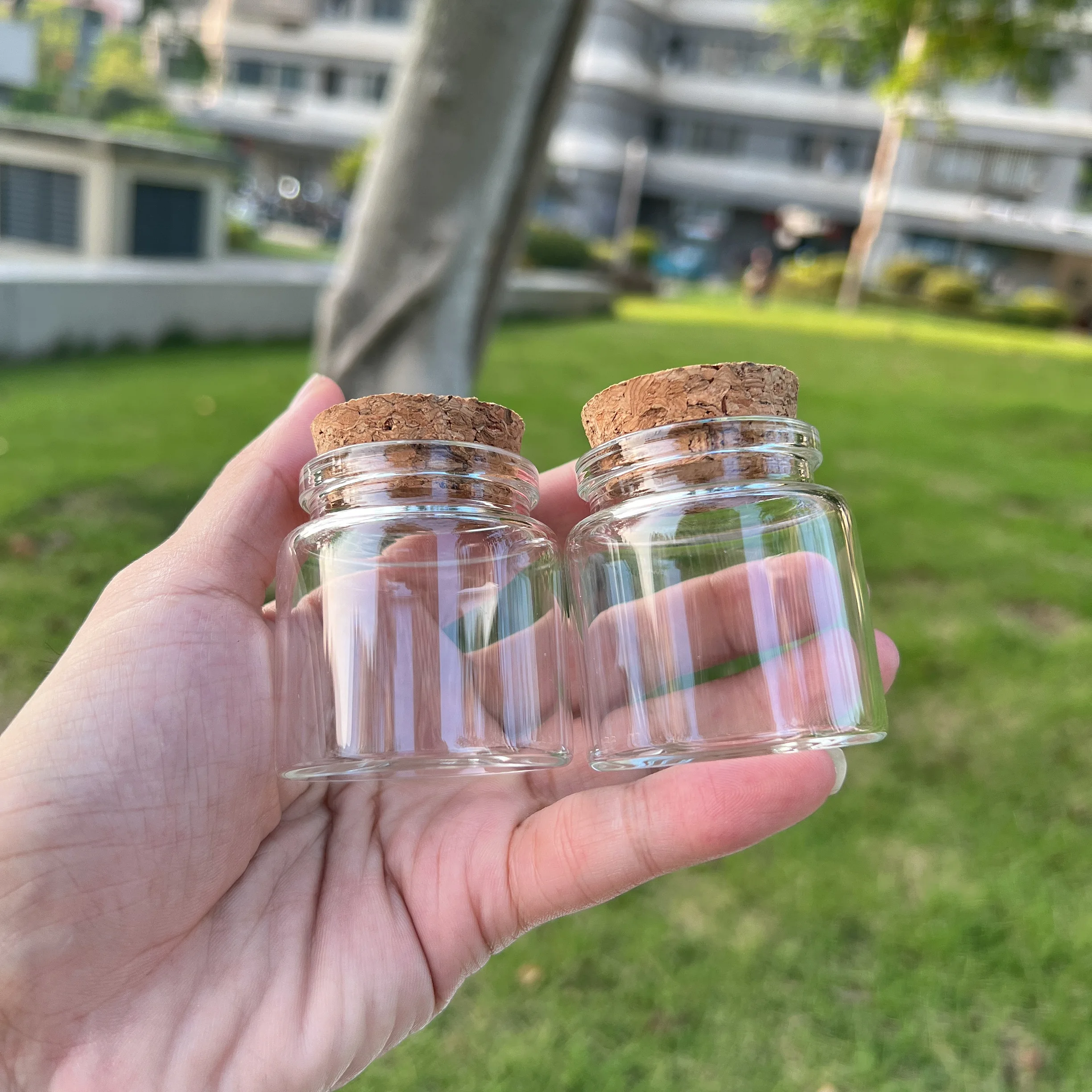 

Glass tube 12pcs/24pcs/30pcs Storage Glass Bottles with Cork Lids Spice Wishing bottles Glass vessels Glass Jars Candy bottles