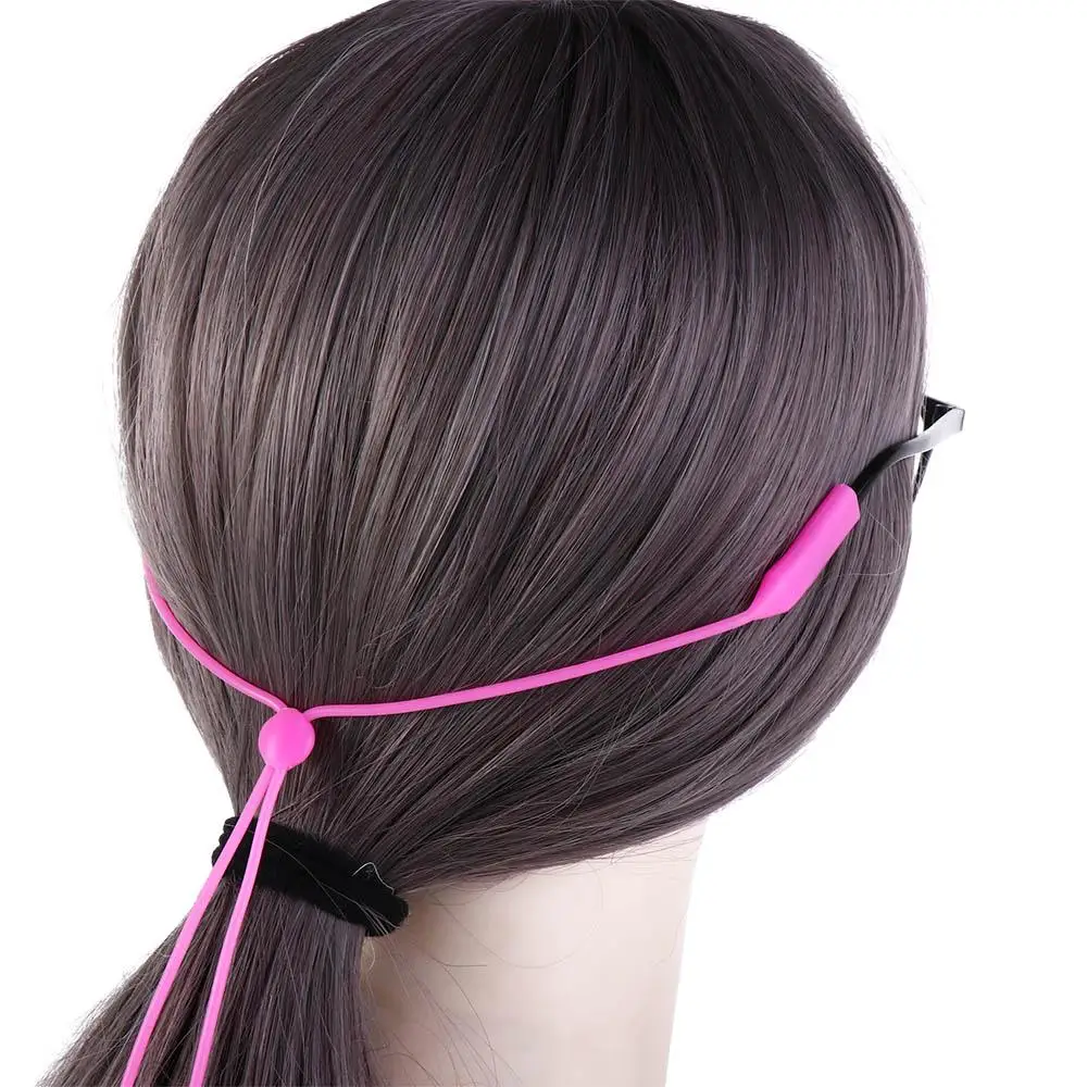 Cadena antipérdida para personas mayores, correas de sujeción, cordón de silicona para gafas, soportes de cordón, cadena para gafas, correas para gafas
