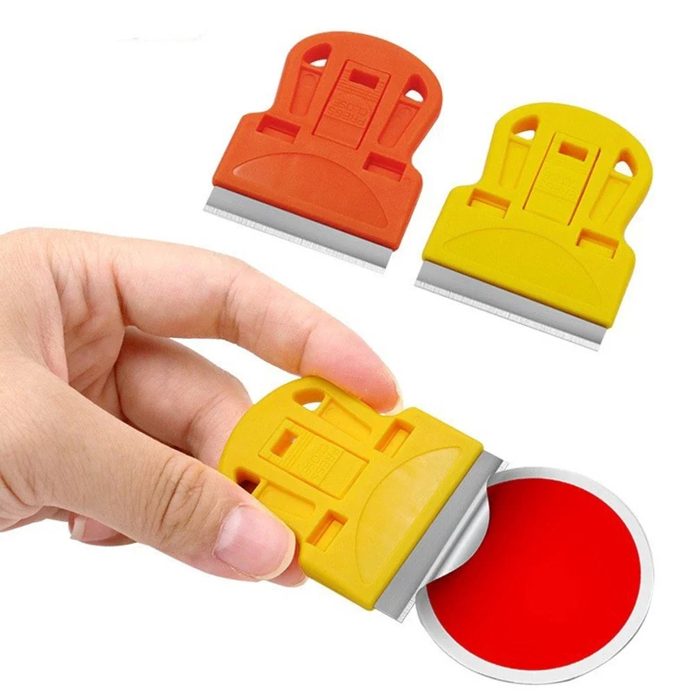 Nail Art Scraper French Manicure Stamp With Scraper Removable Cleaning Shovel Glue Stickers Tools For Nail Art Accessories