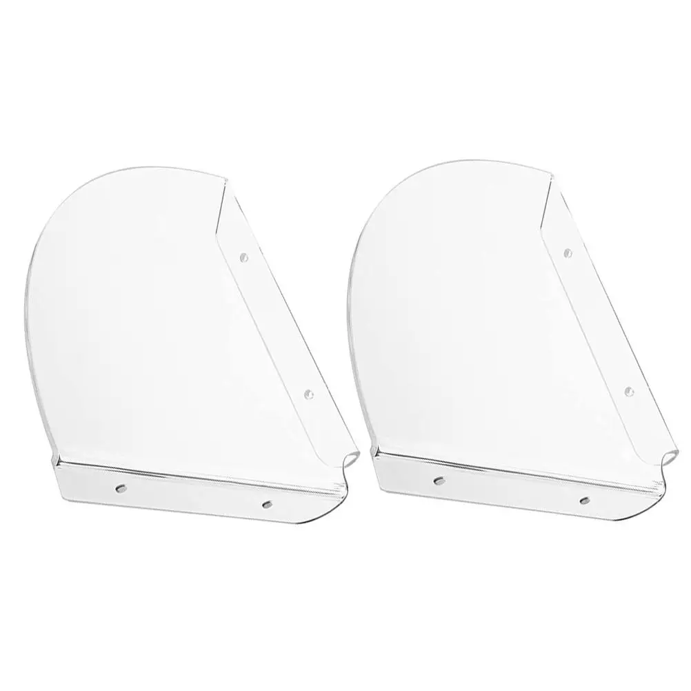 

2 Pcs Wall Shelf Corner Floating Mount Hanging Aceylic Shelves Storage Shelving