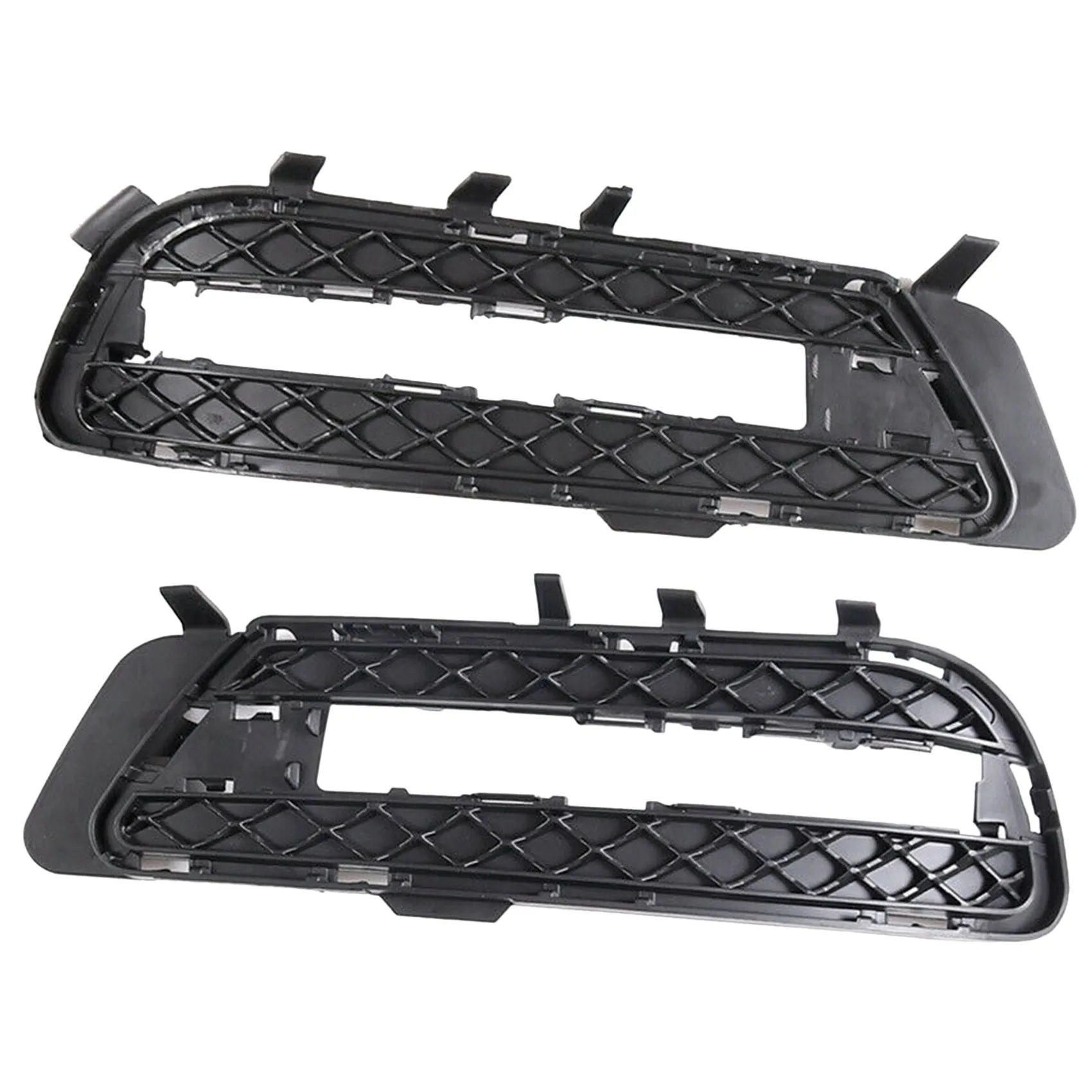 2Pcs Fog Light Cover Front Bumper Grille Fit for Mercedes E Class E350 E550