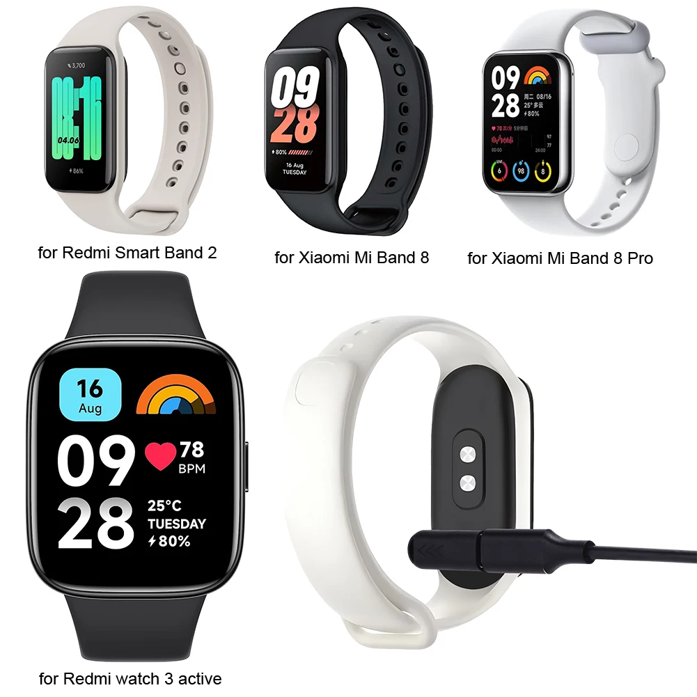 USB-C Female To for Xiaomi Watch Charging Connector Male Adapter for Xiaomi Mi Band 8 Pro/8 for Redmi Smart Band 2