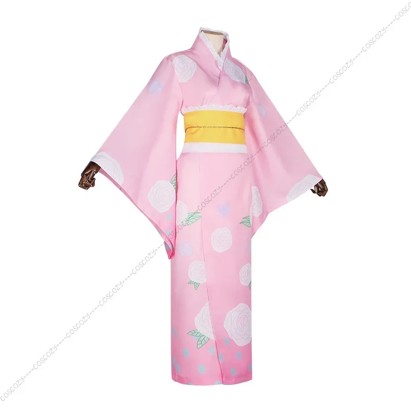 Ai hoshino cosplay anime shi kein cosplay kostüm rosa druck kimono anzug für mädchen frau cosplay tägliche konferenz kleider