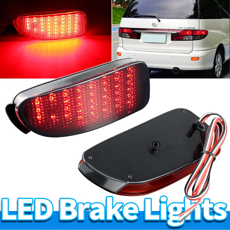 

LED Brake Lights Rear Bumper Light FOR Toyota Previa Estima Minivan 2000-2006 8191002040 SMD LED Bumper Reflector Marker Lights