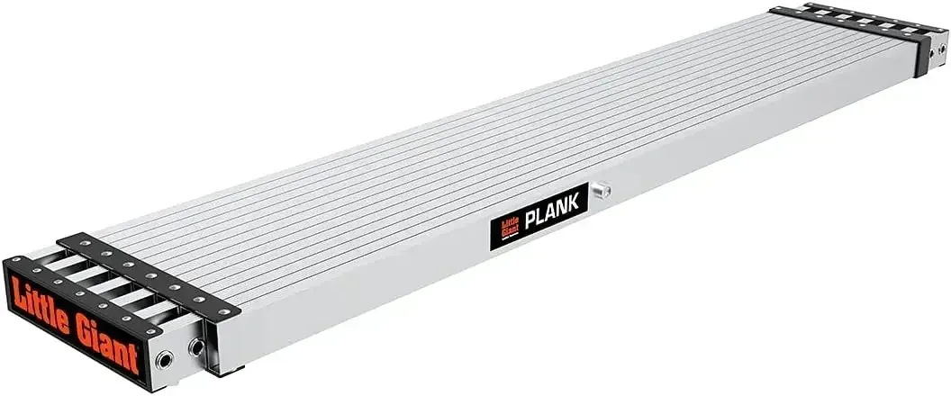 

Ladder 6-9 ft Telescoping Plank Gray Slides easily to adjust to the length you need, while storing compactly Patented rung locks