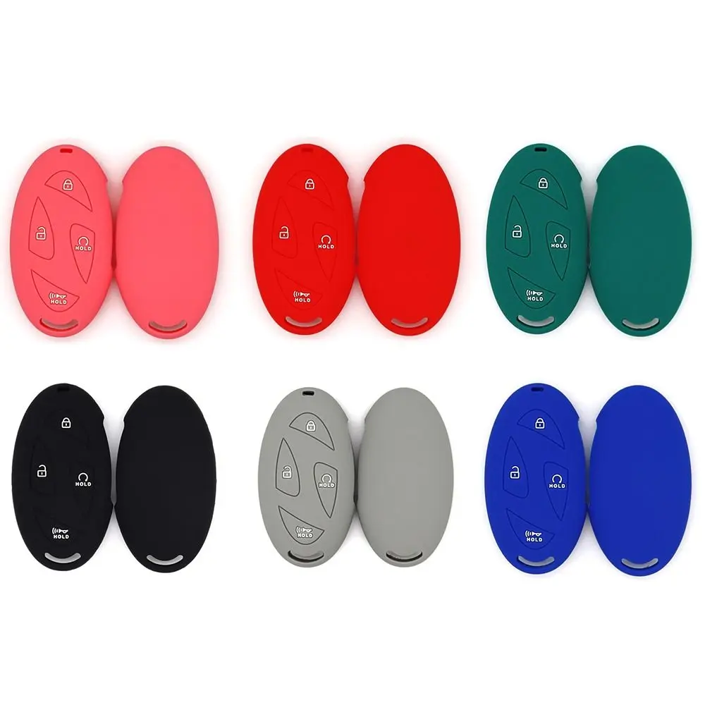 Silicone Car Key Case 5/7 Buttons Replacement Key Fob Cover for Hyundai IONIQ 6 Grandeur GN7 Kona Ev 2024 lonic 6