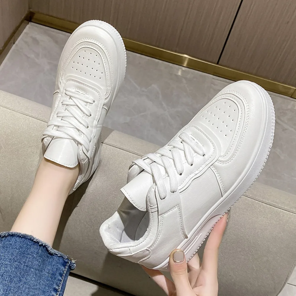 Tennis Sneakers Woman Spring Autumn Sports Board Shoes Fashion Comfort Colorful Casual Academy Style Little White Shoes Female