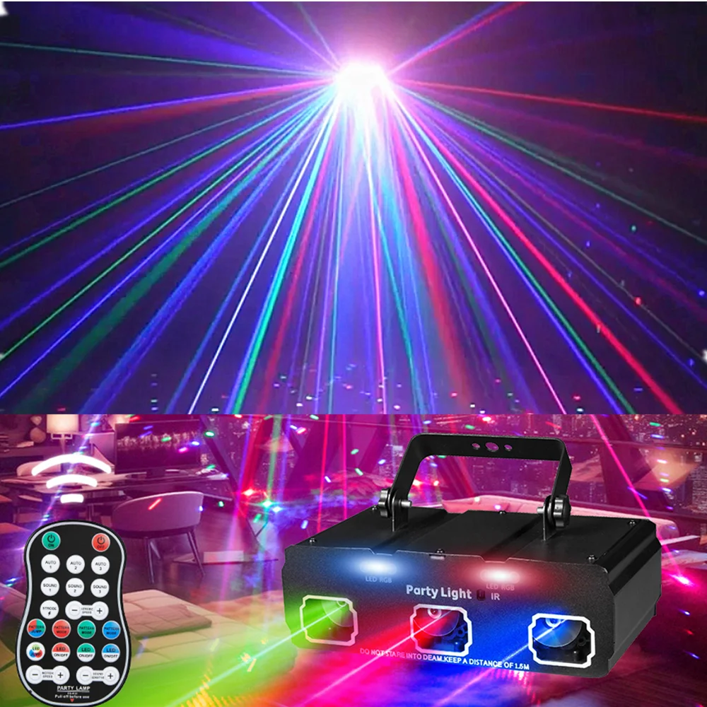 

Party Lights Dj Disco lights Strobe lights projection light Voice activated DMX512 Stage light Karaoke KTV bar Club Family party