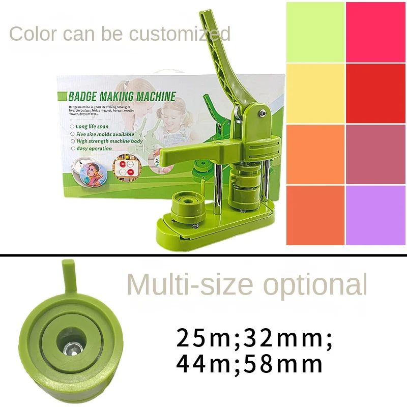 

Rotary plastic badge machine mini badge machine bar machine set factory production badge machine equipment
