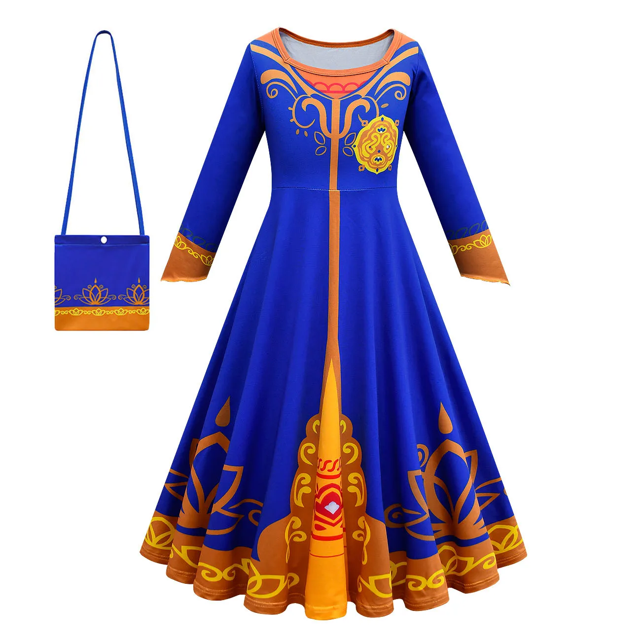 Girl Costume Mira Royal Detective Dress Princess Children Kid Birthday Halloween Party Fancy Dresses Cosplay Gown + Cloak