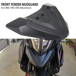 For 790 390 Adventure 2019-2021 Motorcycle Front Fender Mudguard Beak Cowl Guard Extension Wheel Cover Fairing For 890 ADV 2021