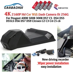 HD 4K Easy to install Car DVR Video Recorder Dash Cam Camera For Peugeot 4008 5008 3008 DS7 C5 DS4 DS5 DS5LS DS6 DS7 DS9 C2 C3