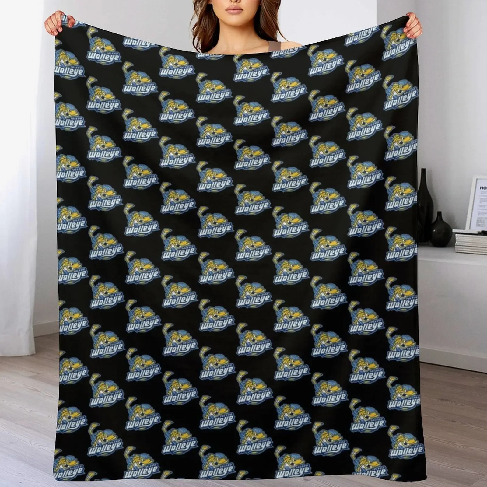 

TOLEDO WALLEYE Throw Blanket for sofa Decorative Beds Designers Sofa Throw Blankets