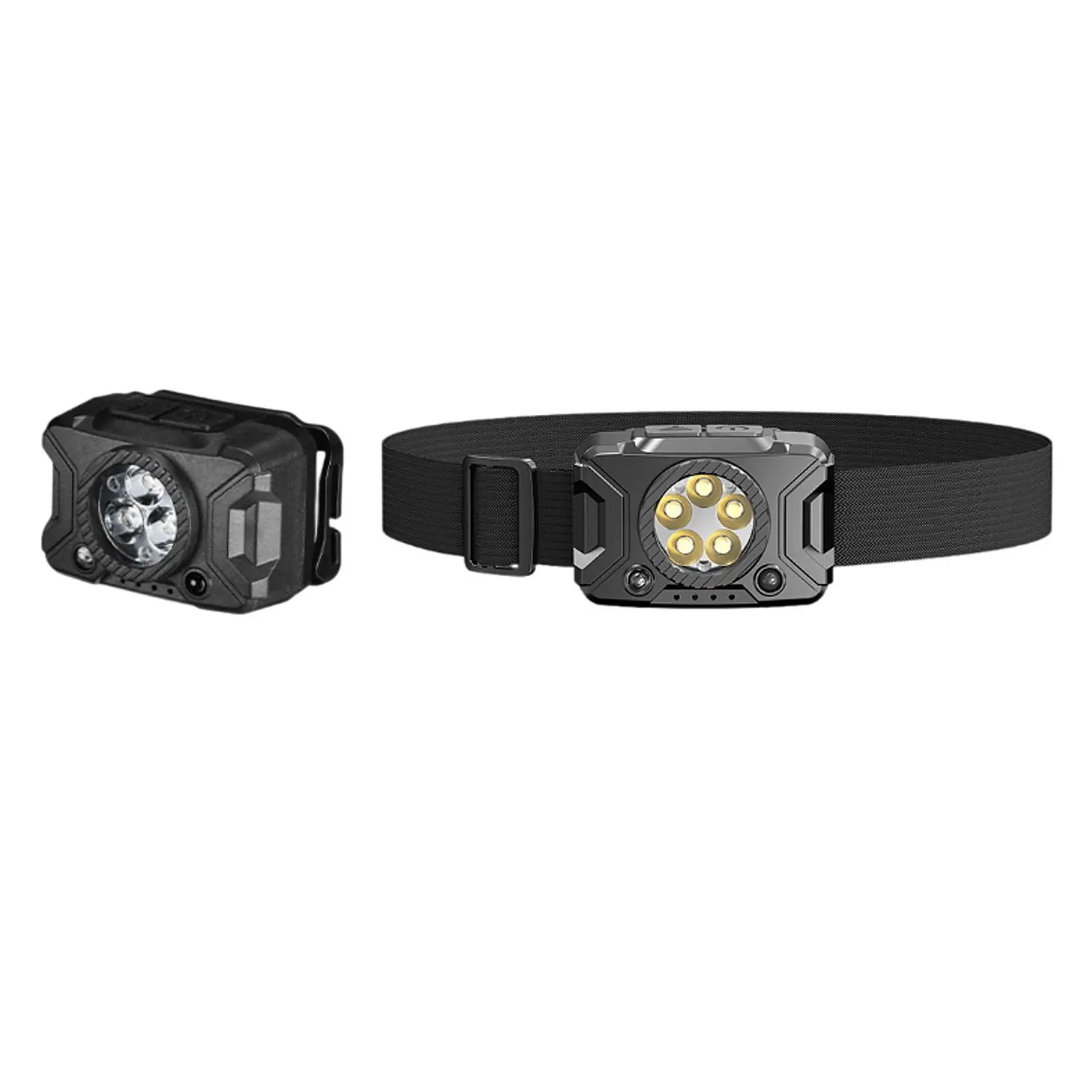 Faro impermeable ajustable con diadema para senderismo Camping pesca
