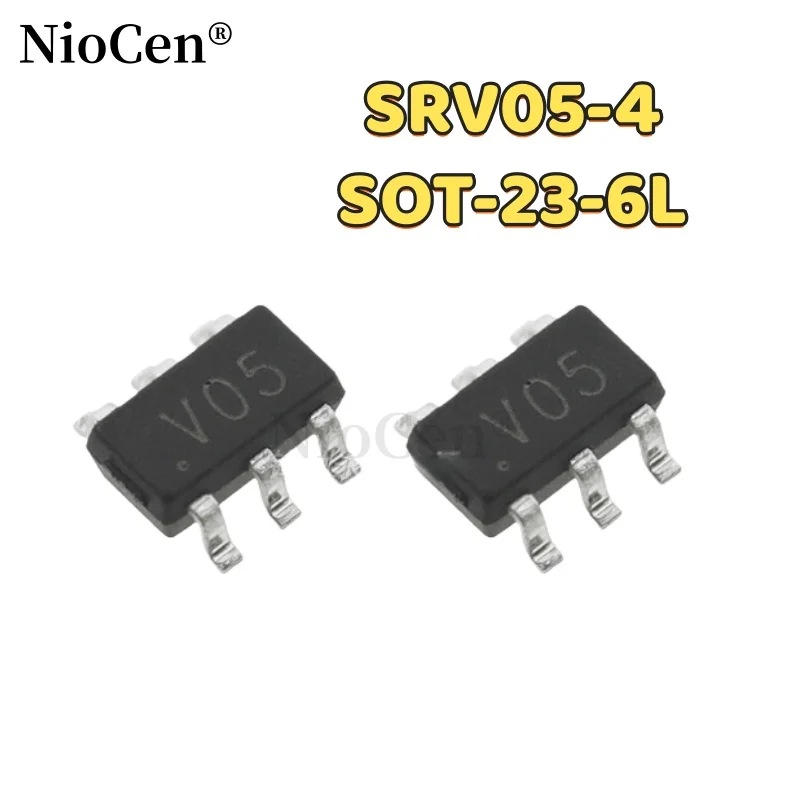 

（20pcs）SRV05-4 original SOT-23-6L electrostatic discharge (ESD) protection device V05 PJSRV05-4