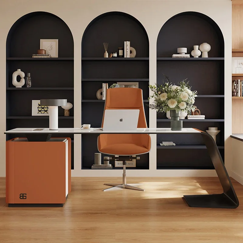 

Home Modern Desk Furniture Gaming Bedroom School Monitor Studying Desk Standing Work Mesa Escritorio De Estudio Office Table