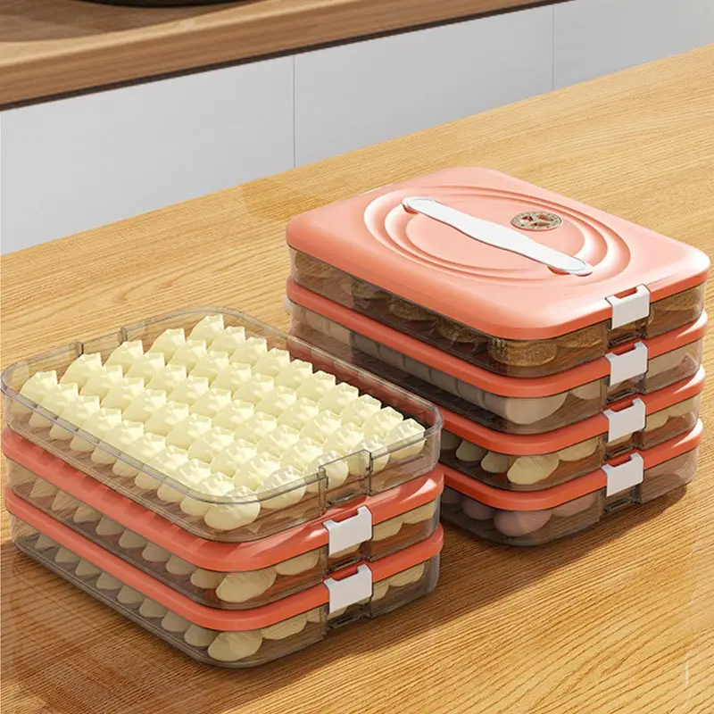 New Special Dumpling Storage Box Refrigerator Storage Box Household Dumpling Quick Freezing Chaos Fresh-keeping Freezing Box