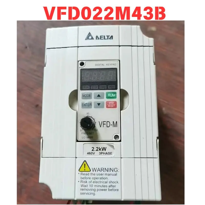 Used VFD022M43B inverter Functional test OK