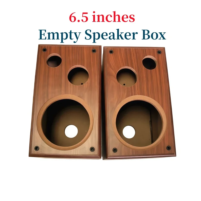 

6.5-inch Woofer Mid bass Speaker Empty Box,DIY Speaker Box,2 Piece Sound Box ,Wooden Speaker Housing,Hole Diameter 98mm/146mm