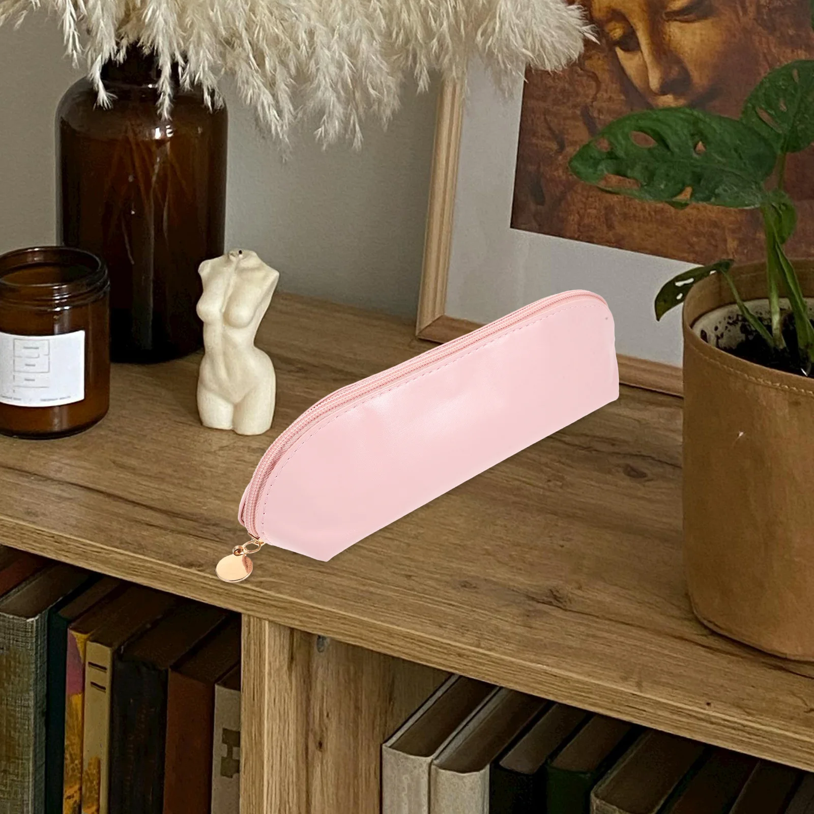 

PU Makeup Bag for Women Travel Organizer with Multiple Compartments Cute Makeup Pouch for Daily and Trip Use