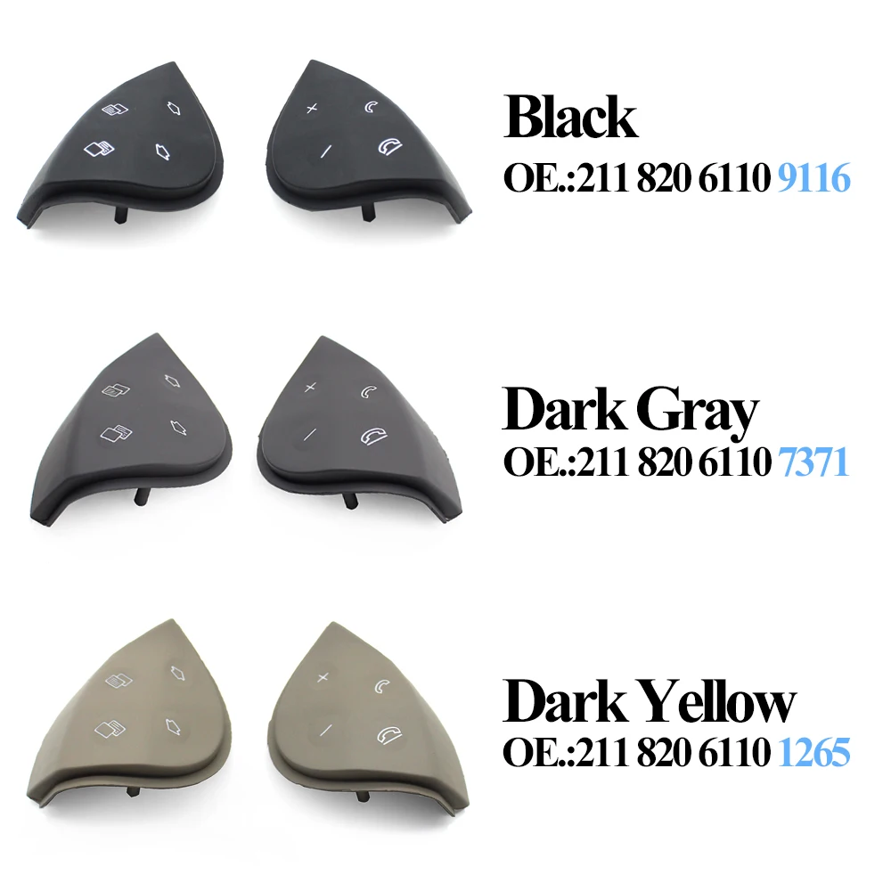 Picture 3: LHD RHD Multi-Function Steering Wheel Switch Button Keys Trim Repair Kit For Mercedes Benz W211 E350 E400 E500 E550 2118206110
