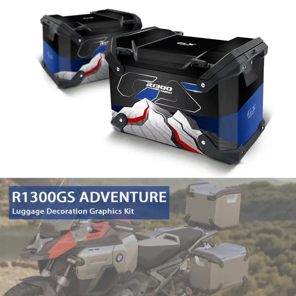 

Комплект декоративных наклеек для багажа R1300GS Adventure, для BMW R1300GS ADV, R 1300 GS, комплект защитных наклеек для кофров R1300GSA