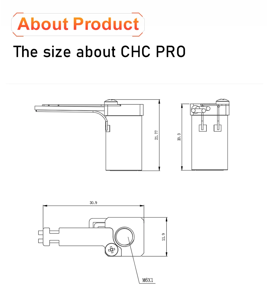 Trianglelab ® 115W Hochleistungs-CHC ® Pro K500 Kit Keramik-Heizkern Schnellheizung für Ender 3 Volcano Hotend CR10 mk3s blv – Detail 9