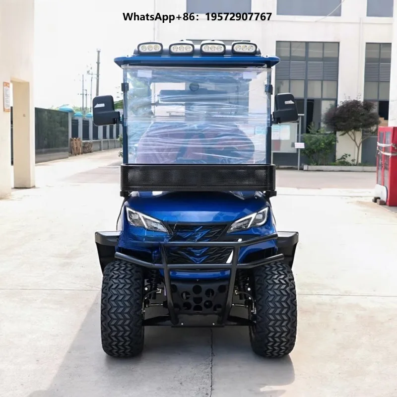 6 Seater Chinese Electric Golf Cart Car for Sale 72V Lithium Custom Comfortable Electric Golf Buggy