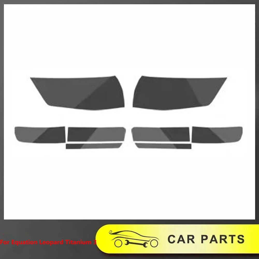 

Для уравнений, леопардовый титановый 3, задние фонари, дымчатая черная световая пленка, защитная световая пленка, ручка, центральная пленка на столбе