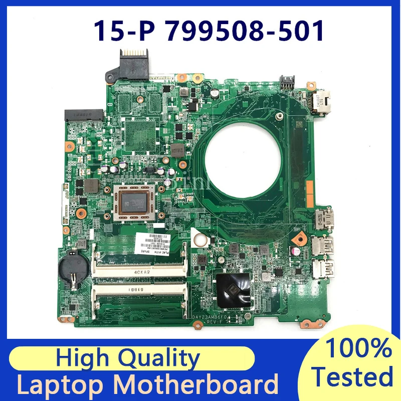 

799508-501 799508-601 799508-001 Mainboard For HP 15-P Laptop Motherboard With A10-4655M CPU DAY23AMB6F0 100% Full Tested Good