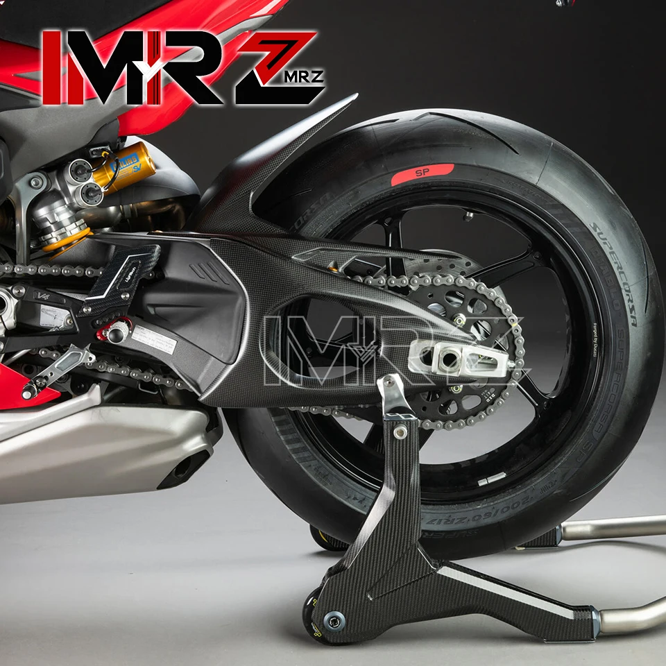 NEW Motorcycles Parts FOR Panigale V4 V4S 2025+ Carbon Fiber Swingarm Cover Rear Swing Arm Guard Protection Cover Accessories