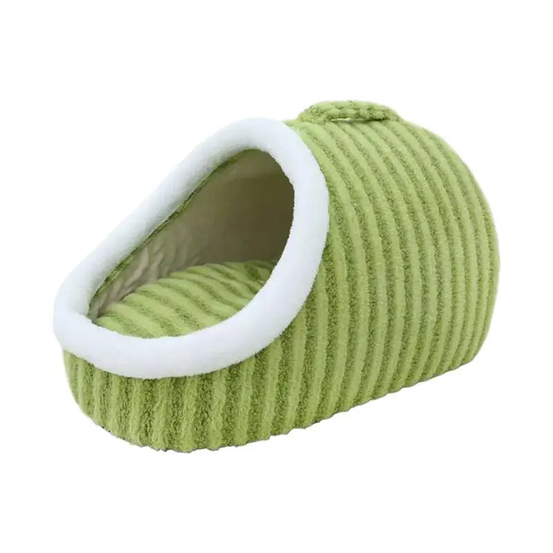 Cat Bed For Indoor Cats Cozy Slipper Cat Bed Washable Cozy Slipper For Indoor Pets Slipper Shaped Cat Bed Soft Calming Pet Sofa