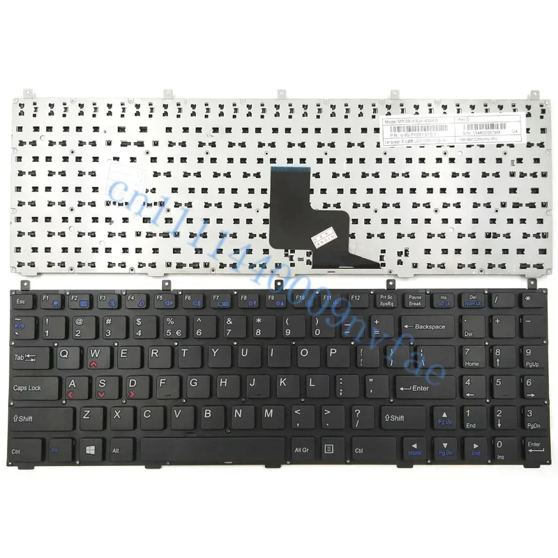 New Keyboard For Clevo P150HM P151SM1 P170HM P180HM W150ER W150ERQ W150EX W150HN W150HNM W150HR W150HRM W150HRQ Series 0.3