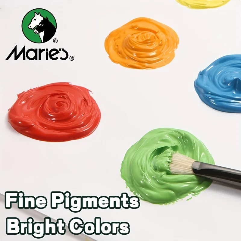 Set di colori ad acquerello Marie da 12 colori, tubi da 5 ml, eccellente trasparenza e colori vivaci per adulti, artisti, escuristi