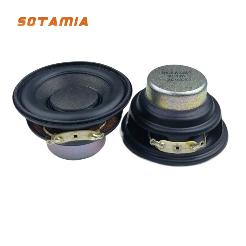 SOTAMIA 2 Stücke 2 Zoll Breitbandlautsprecher Audio Bass 52mm 8 Ohm 10 W Sound Musik Hause HIFI Lautsprecher DIY Bluetooth Lautsprecher